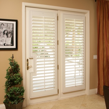 Patio French Door Shutters Indianapolis